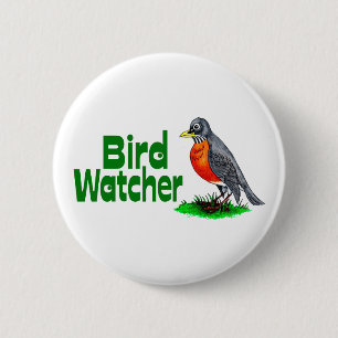 Bird Watcher Ronde Button 5,7 Cm