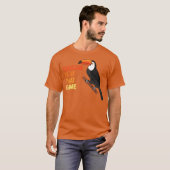 Bird Watcheroucan Speelhoed Spelvriend T-shirt (Voorkant volledig)