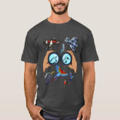 Bird Watching Binocular Design voor een Bird Nerd T-shirt (Voorkant)