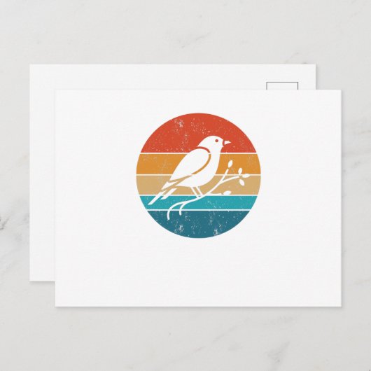 Bird Watching Birds Observer Bird Briefkaart (Voorkant / Achterkant)