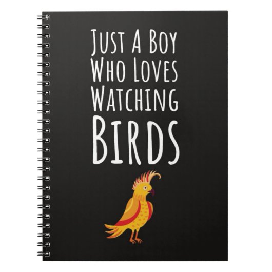 Bird Watching Gifts For Boys For Kids Ornithology Notitieboek (Voorkant)