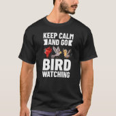 Bird Watding Birding Binocular Camera Beginner T-shirt (Voorkant)
