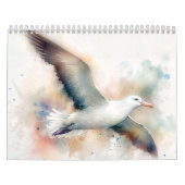 Bird Waterverf Art Calendar Kalender (Hoes)