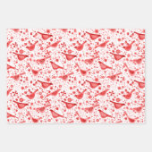 Bird Waterverf Red Inpakpapier Vel (Voorkant 2)