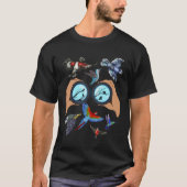 Bird Watting Binocular Design for a Bird Nerd T-shirt (Voorkant)