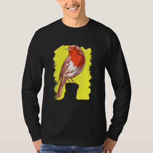 Bird Watting Robins Wildlife Ornithology T-shirt (Voorkant)