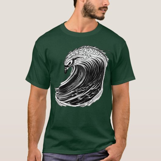 Bird Wave vriend T-shirt (Voorkant)