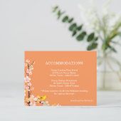 Bird Wedding Accommodations Directions Enclosure Briefkaart (Staand voorkant)