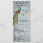  Bird Wedding Programme Programmakaart (Voorkant)