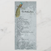  Bird Wedding Programme Programmakaart (Achterkant)