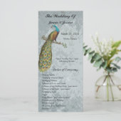  Bird Wedding Programme Programmakaart (Staand voorkant)