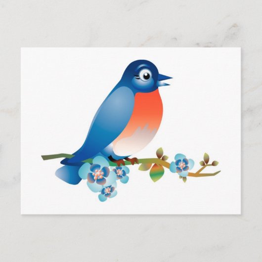 Bird Wedding Theme Save the Date Wedding Kaart (Voorkant)