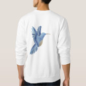 "Bird Word" esthetische Mannen T-shirt (Achterkant)