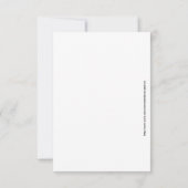 Bird Wren Card Natuur Note card Bedankkaart (Achterkant)