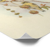  Bird Yellow Brown Print (Hoek)