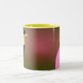 Bird yellow_iphone tweekleurige koffiemok (Center)