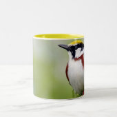 Bird yellow_iphone tweekleurige koffiemok (Center)