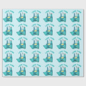 Bird Yoga Posing Cadeaupapier (Vlak)