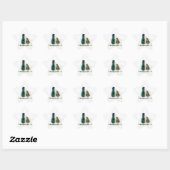 Bird zegt 'tweet' ster sticker (Vel)