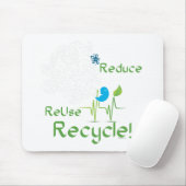 BirdBLK verkleinen Muismat (Met muis)