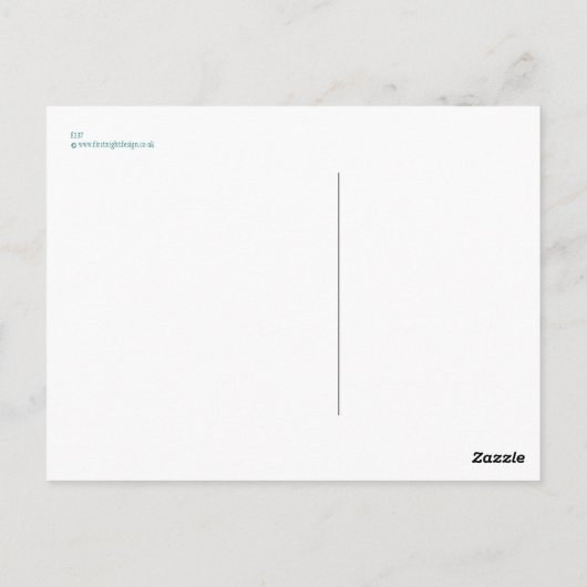 Birdcage Blossom Briefkaart (Achterkant)