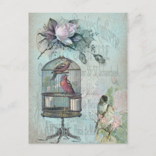 Birdcage Blossom Briefkaart