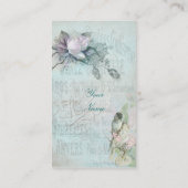 Birdcage Blossom Visitekaartje (Achterkant)