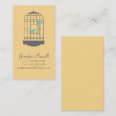Birdcage Calling Card Contactkaartje (Voorkant / Achterkant)