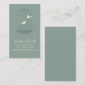 Birdcage Calling Card Contactkaartje (Voorkant / Achterkant)