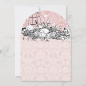 Birdcage Damask Acorn  Tortelduifjes Kaart (Voorkant)