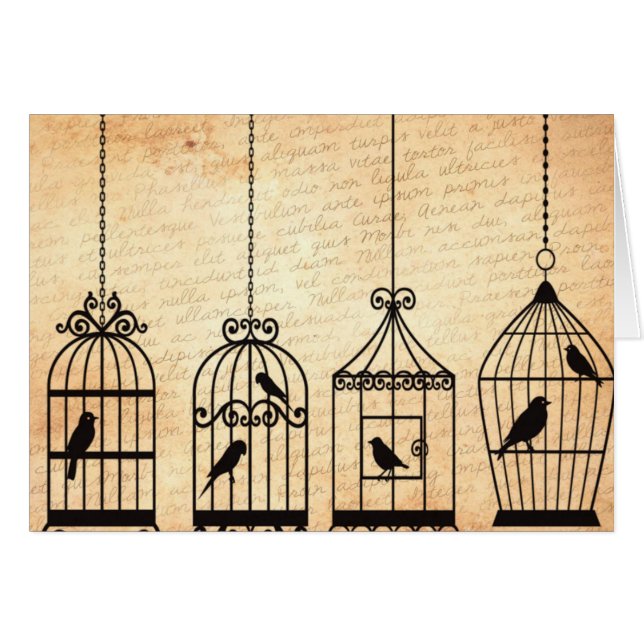 Birdcage Silhouettes (Voorkant Horizontaal)