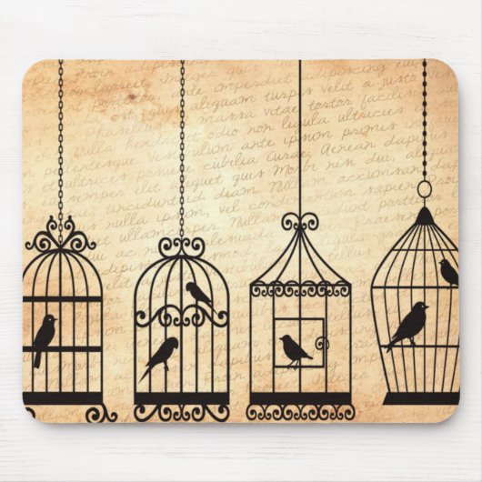 Birdcage Silhouettes Muismat (Voorkant)
