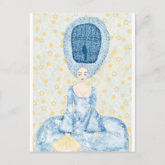 Birdcage Wig Briefkaart (Voorkant)