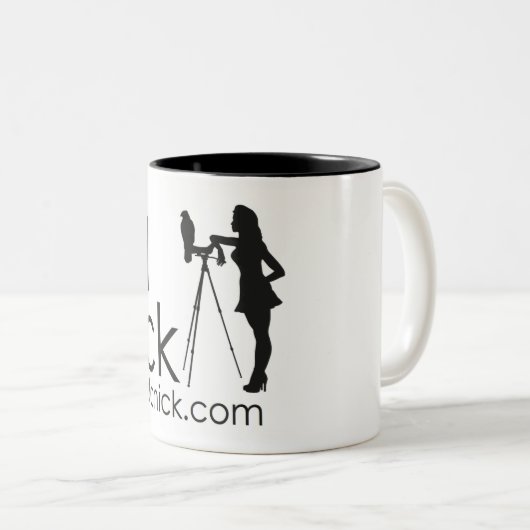 Birdchick Mok White (Voorkant rechts)