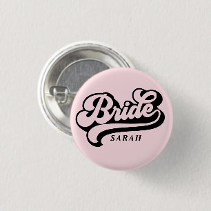 Birde Babe Custom Name Badge Button