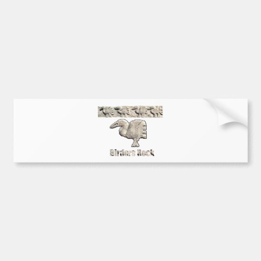 Birders Rock Bumpersticker (Voorkant)