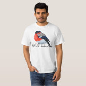 Birdfeeder Bullfinch T-shirt (Voorkant volledig)