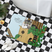 Birdhouse Bed Ontbijt Kat Badmat