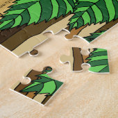 Birdhouse Bed Ontbijt Kat Legpuzzel (Zijkant)