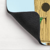 Birdhouse Bed Ontbijt Kat Muismat (Hoek)