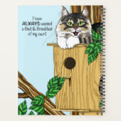 Birdhouse Bed Ontbijt Kat Planner (Achterkant)
