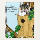 Birdhouse Bed Ontbijt Kat Planner (Voorkant)