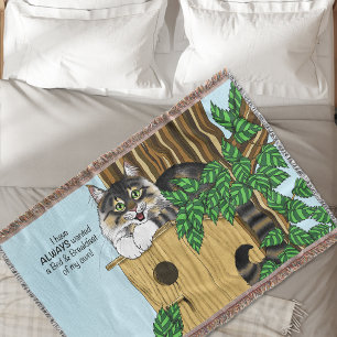 Birdhouse Bed Ontbijt Katten Deken