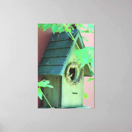 Birdhouse Canvas Kunst (Voorkant)
