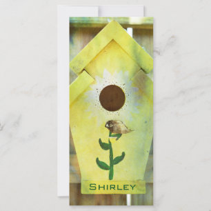 Birdhouse door Shirley Taylor