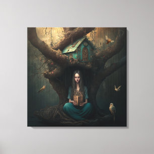 Birdhouse Dreams Canvas Afdruk