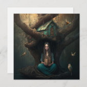 Birdhouse Dreams Feestdagenkaart (Voorkant / Achterkant)