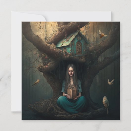 Birdhouse Dreams Feestdagenkaart (Voorkant)