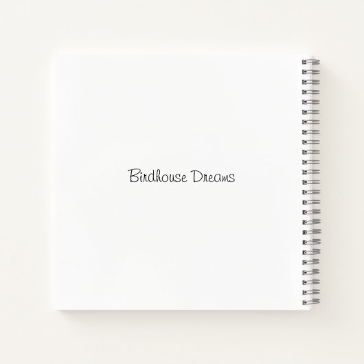 Birdhouse Dreams Notitieboek (Achterkant)