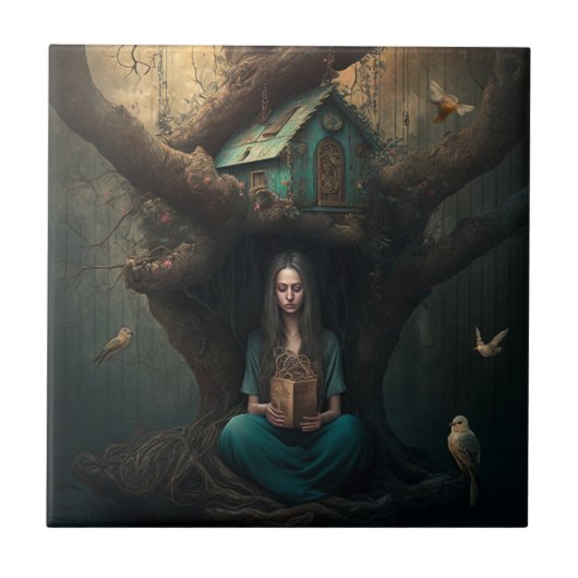 Birdhouse Dreams Tegeltje (Voorkant)